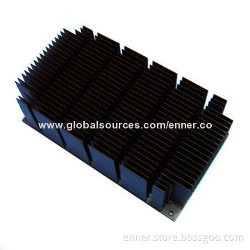 Chipset Heatsink, Anodized and Powder-coated Surface Treatment